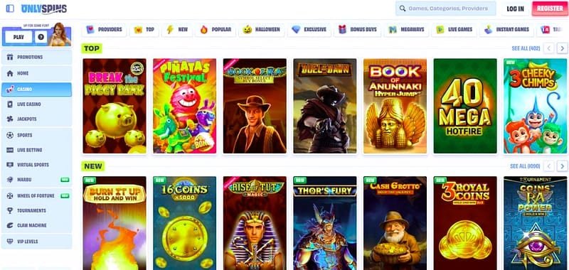 Zahlungsmethoden und Auszahlungszeiten bei Only Spins