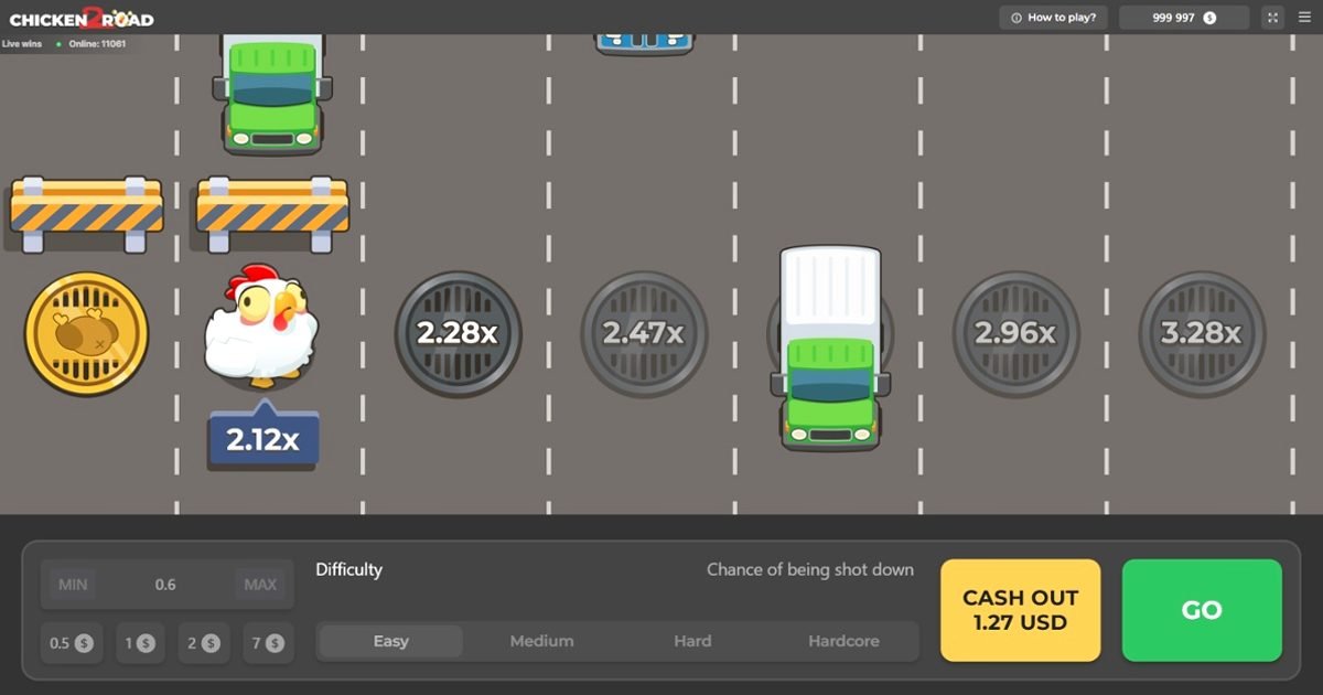 Chicken Road vier Risikostufen Vergleich auf dem Handy