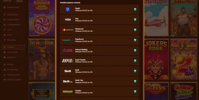 Amunra Bewertung und Willkommensbonus – Cashback: die einfachere Option