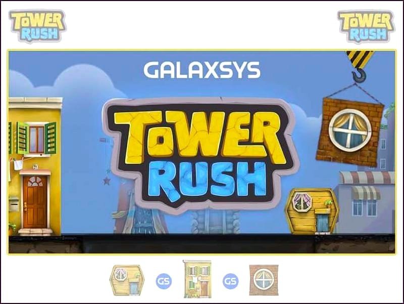 Tower Rush auf LolaJack spielen – Kran, Blöcke und kumulative Multiplikatoren
